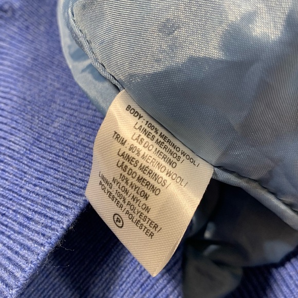 Fairway & Greene Signature Italian Merino Wool Vest Golf Men Size L Blue Golfing - Picture 7 of 7